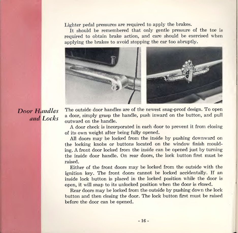 1953 Packard Owners Manual Page 7